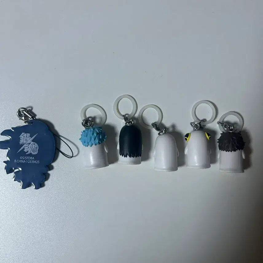[BUNJANG] Gintama Elizabeth Badge Full Set + Katsura Rubber Strap Bundle Set / 일괄) 은혼 엘리자베스 메지루시 풀세트 + 카츠라 러버스트랩