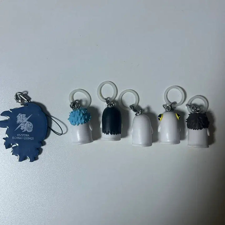[BUNJANG] Gintama Elizabeth Badge Full Set + Katsura Rubber Strap Bundle Set / 일괄) 은혼 엘리자베스 메지루시 풀세트 + 카츠라 러버스트랩