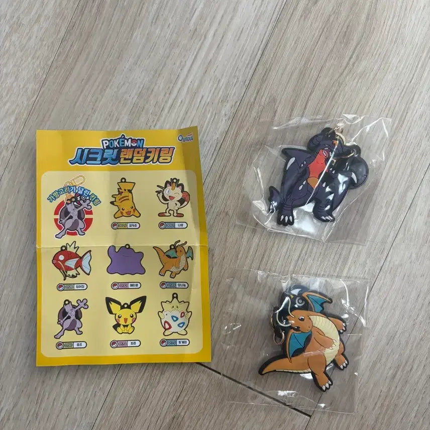 [BUNJANG] Pokemon Secret Random Keyring (Dratini + Garchomp) / 포켓몬 시크릿 랜덤 키링(망나뇽+한카리아스)