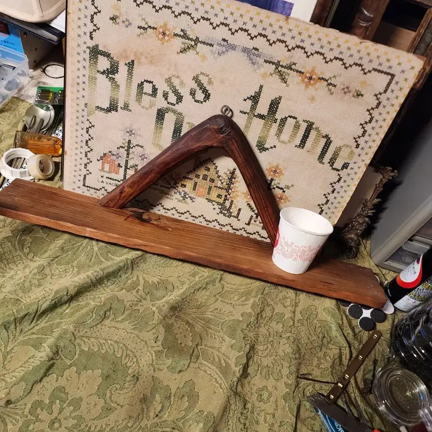 [BUNJANG] Vintage Wall Shelf (55cm Width) / 빈티지 벽걸이 선반 가로55cm 폭8.5cm12000원