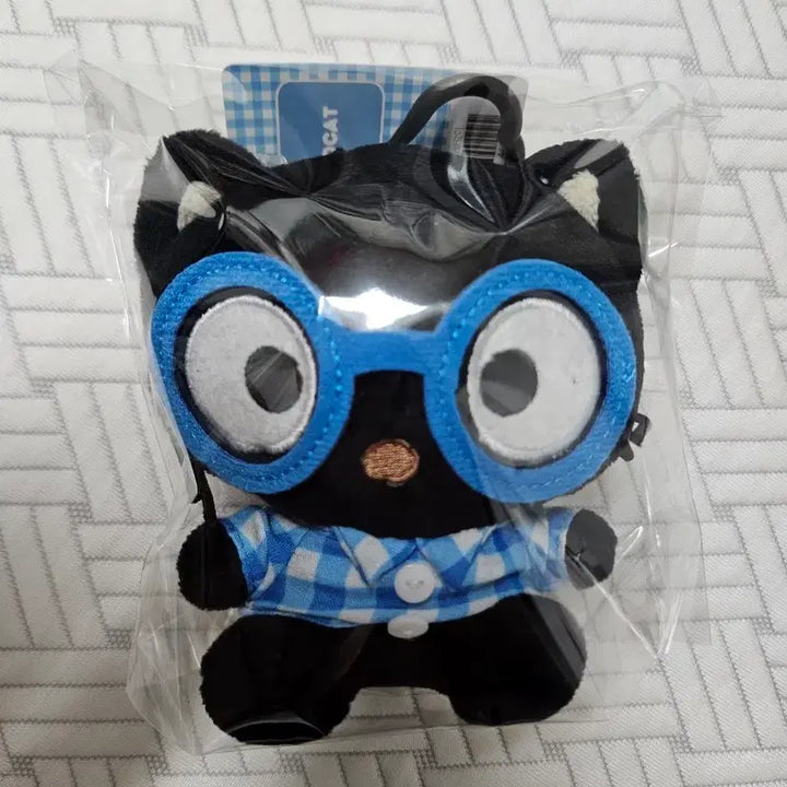 [BUNJANG] Chococat Nerd Glasses Keychain / 초코캣 너드 안경 키링