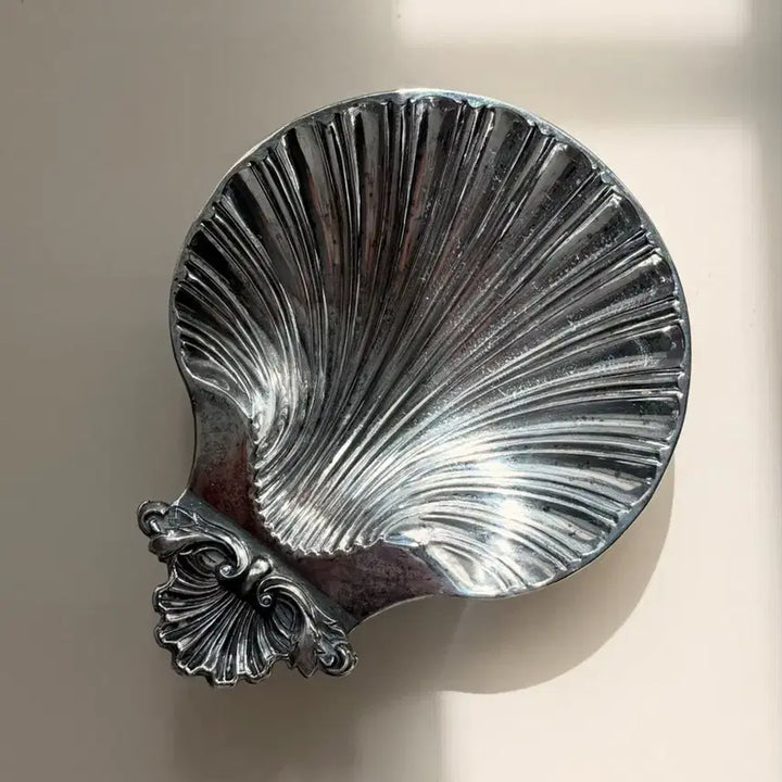 [BUNJANG] Vintage Silver-Plated Shell Dish Object / 영국 빈티지 실버플레이티드 쉘 디쉬 오브제