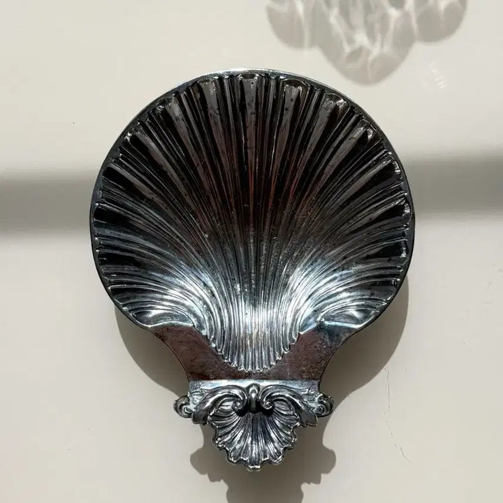 [BUNJANG] Vintage Silver-Plated Shell Dish Object / 영국 빈티지 실버플레이티드 쉘 디쉬 오브제