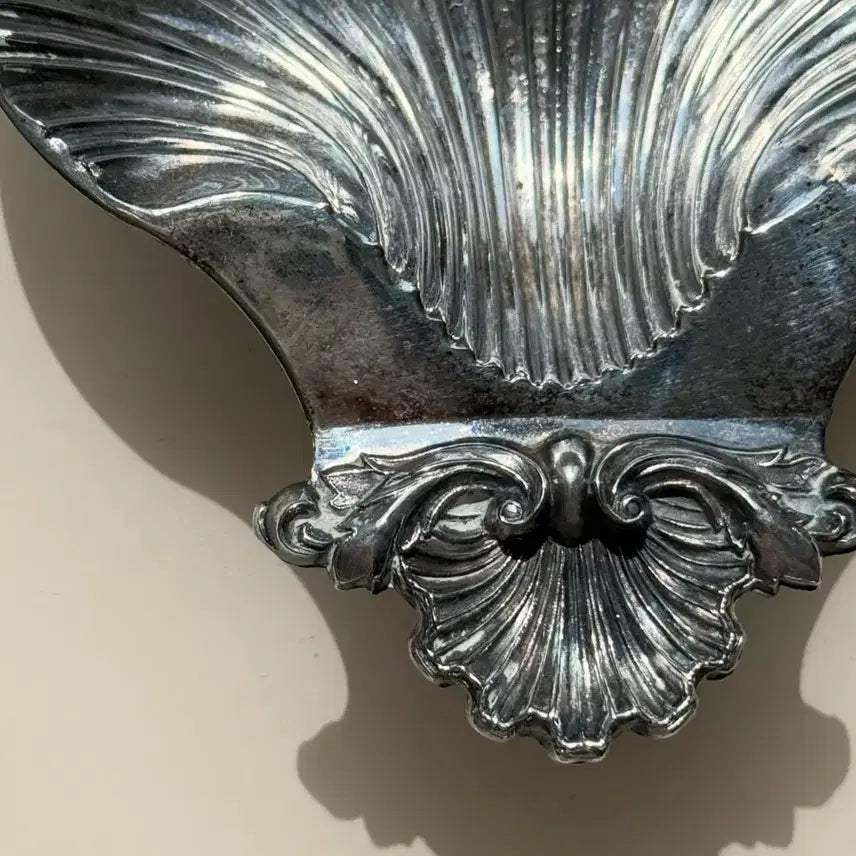 [BUNJANG] Vintage Silver-Plated Shell Dish Object / 영국 빈티지 실버플레이티드 쉘 디쉬 오브제