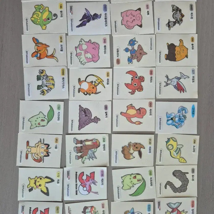 [BUNJANG] Pokemon Sticker Collection / 포켓몬스터 띠부씰