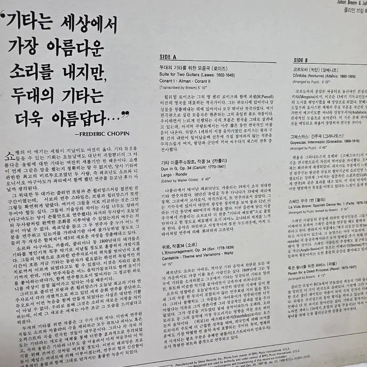 [BUNJANG] Julian &amp; John LP Unused / 줄리안 앤 존 (Julian &amp; John) LP 미사용