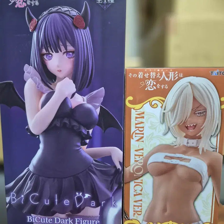 [BUNJANG] BiCute Dark Marine &amp; Coreful Veronica Figures Bundle Set (Sealed) / 미개봉 일괄)) BiCute Dark 마린 피규어 / Coreful 베로니카 피규어