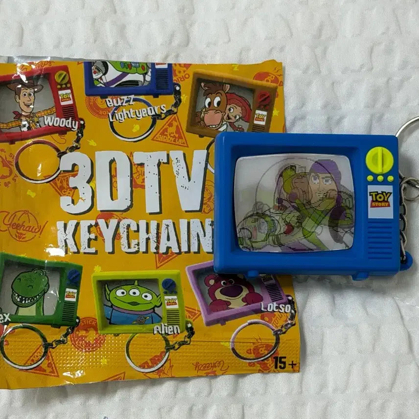 [BUNJANG] Toy Story Buzz Lightyear 3D TV Keychain / 토이스토리 3D 티비키링 버즈