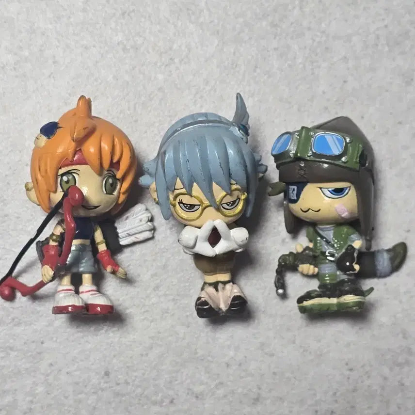 [BUNJANG] MapleStory Classic Bottle Cap Figurines Set / 메이플스토리 보틀캡 피규어 궁수 마법사 도적 고전피규어 일괄 아루루