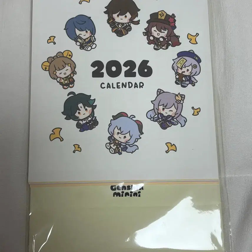 [BUNJANG] Genshin Impact 2026 Calendar / 원신 2026캘린더
