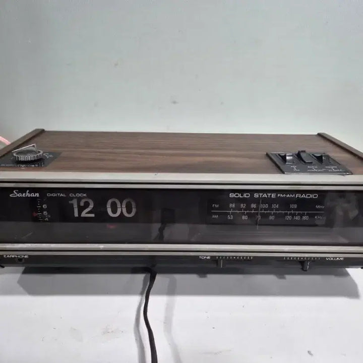 [BUNJANG] Saehan Precision Retro Flip Clock Radio RD-100A / [희귀/레트로] 새한정밀 플립시계 라디오 (RD-100A)