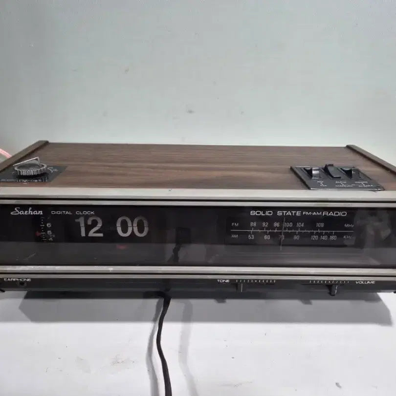 [BUNJANG] Saehan Precision Retro Flip Clock Radio RD-100A / [희귀/레트로] 새한정밀 플립시계 라디오 (RD-100A)