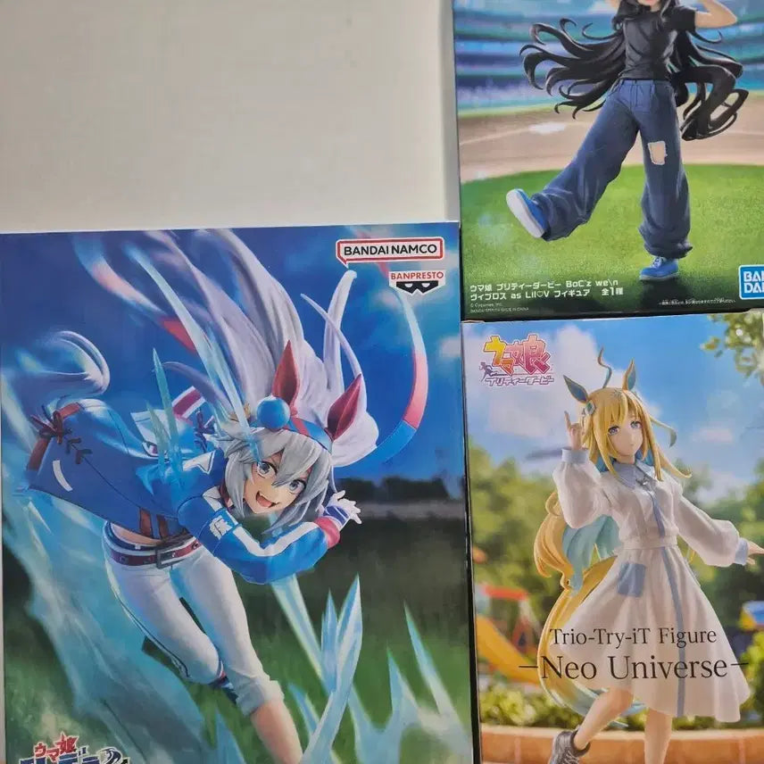[BUNJANG] Uma Musume 3 Types Sealed Figure Bundle Set / 미개봉 3종)) 우마무스메 3종 피규어 일괄