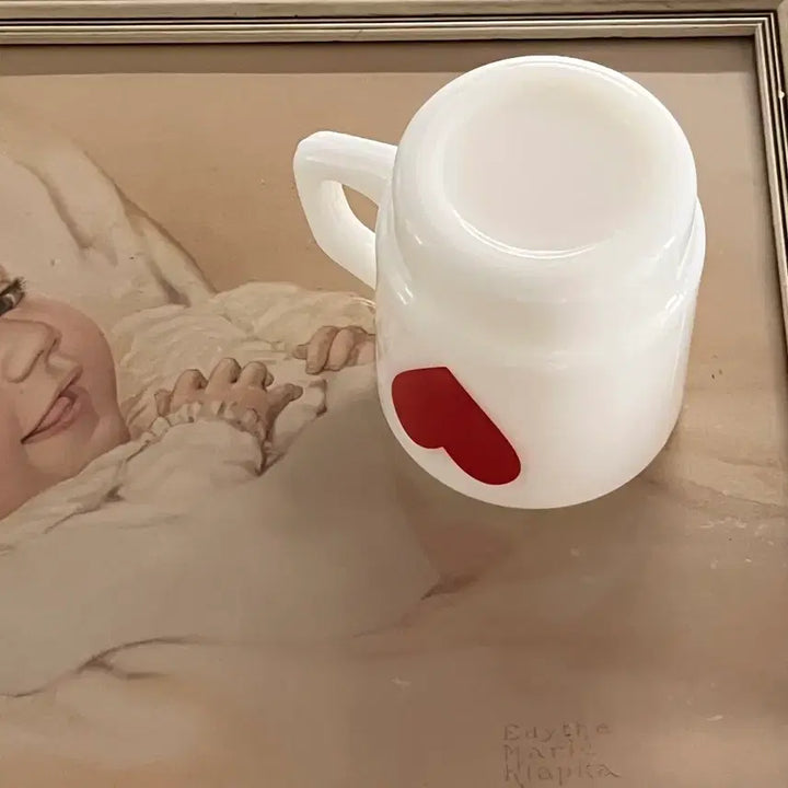 [BUNJANG] Vintage Milk Glass Cup / 빈티지컵_밀크글라스