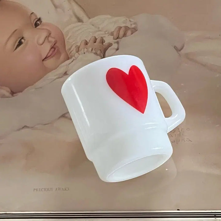 [BUNJANG] Vintage Milk Glass Cup / 빈티지컵_밀크글라스