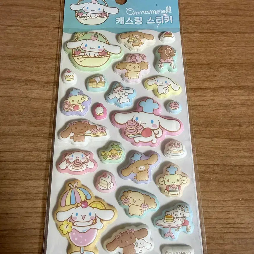 [BUNJANG] Sanrio Cinnamoroll Marshmallow 3D Stickers / 산리오 시나모롤 캐스팅 마쉬멜로 입체 스티커