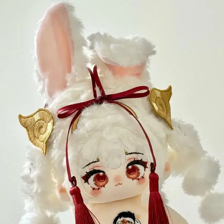 [BUNJANG] 20cm White Rabbit Cotton Doll (Unsealed) / (신품) 20cm 지오없솜 하얀토끼 솜인형 양도합니다