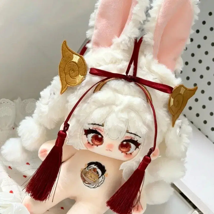 [BUNJANG] 20cm White Rabbit Cotton Doll (Unsealed) / (신품) 20cm 지오없솜 하얀토끼 솜인형 양도합니다