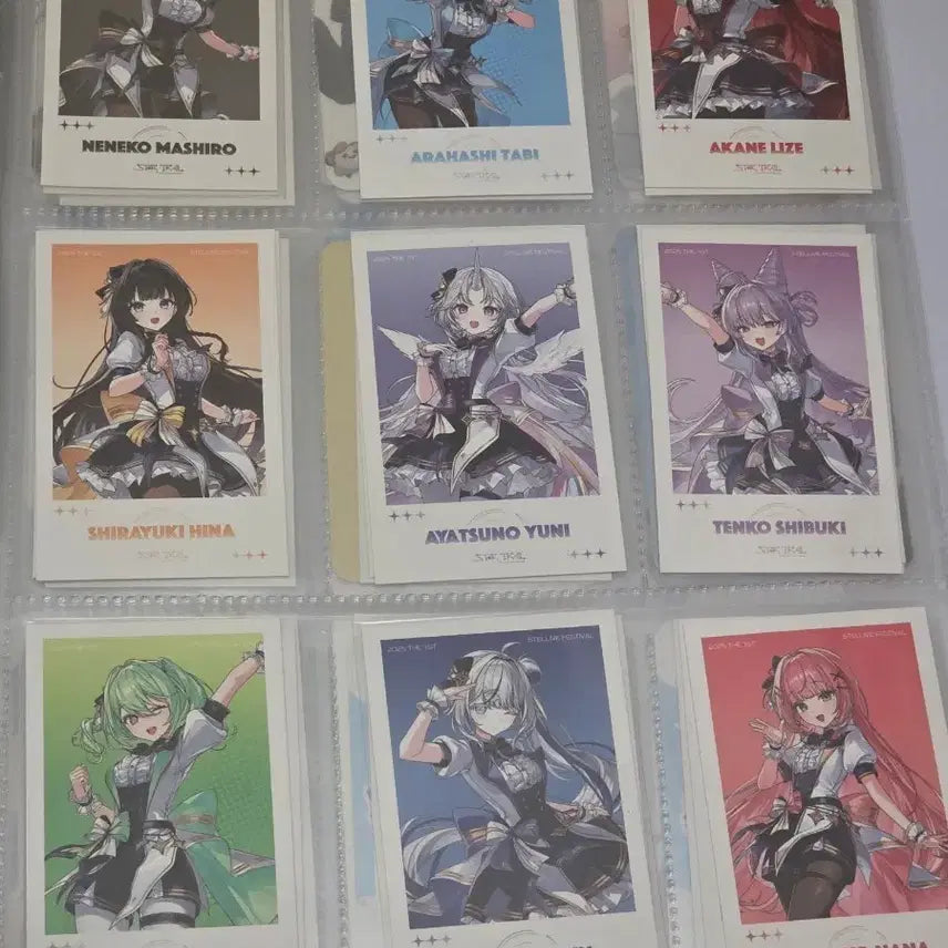 [BUNJANG] Stellive Concert Bundle Set Checky Cards / 스텔라이브 콘서트 체키카드 일괄