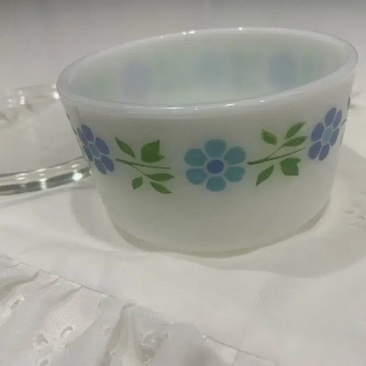 [BUNJANG] Vintage JAJ Pyrex Milk Glass / 빈티지 JAJ 파이렉스 밀크글라스