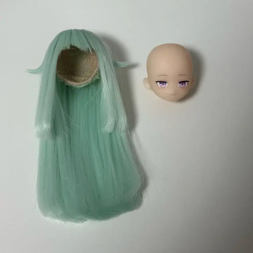 [BUNJANG] Kusanagi Nene Project Sekai Doll Head Wig Set / 프세카 프로젝트 세카이 쿠사나기 네네 구현 인형 헤드 가발 아존돌 구관 구체관절인형 피규어
