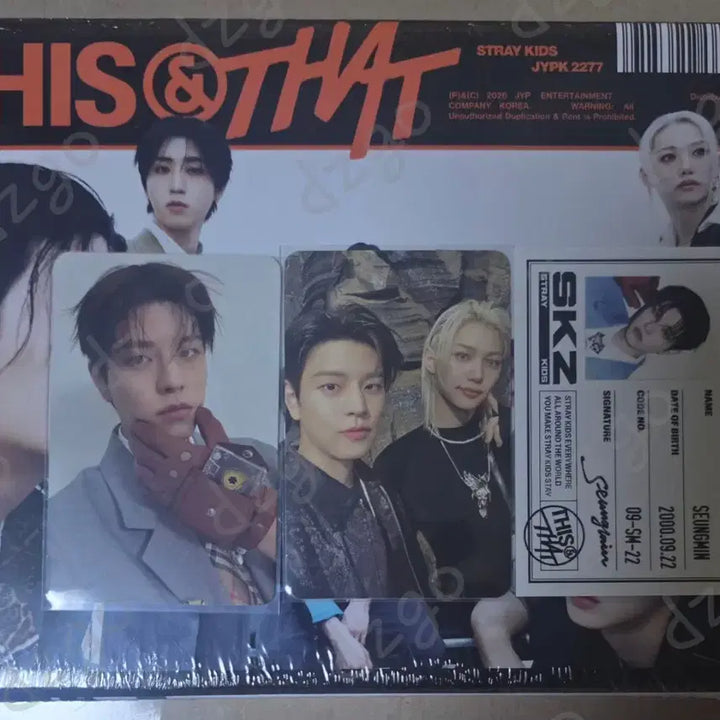 [BUNJANG] Stray Kids Seungmin THIS Version Photocard Set / Straykids This ver. seungmin set 디스버전 승민
