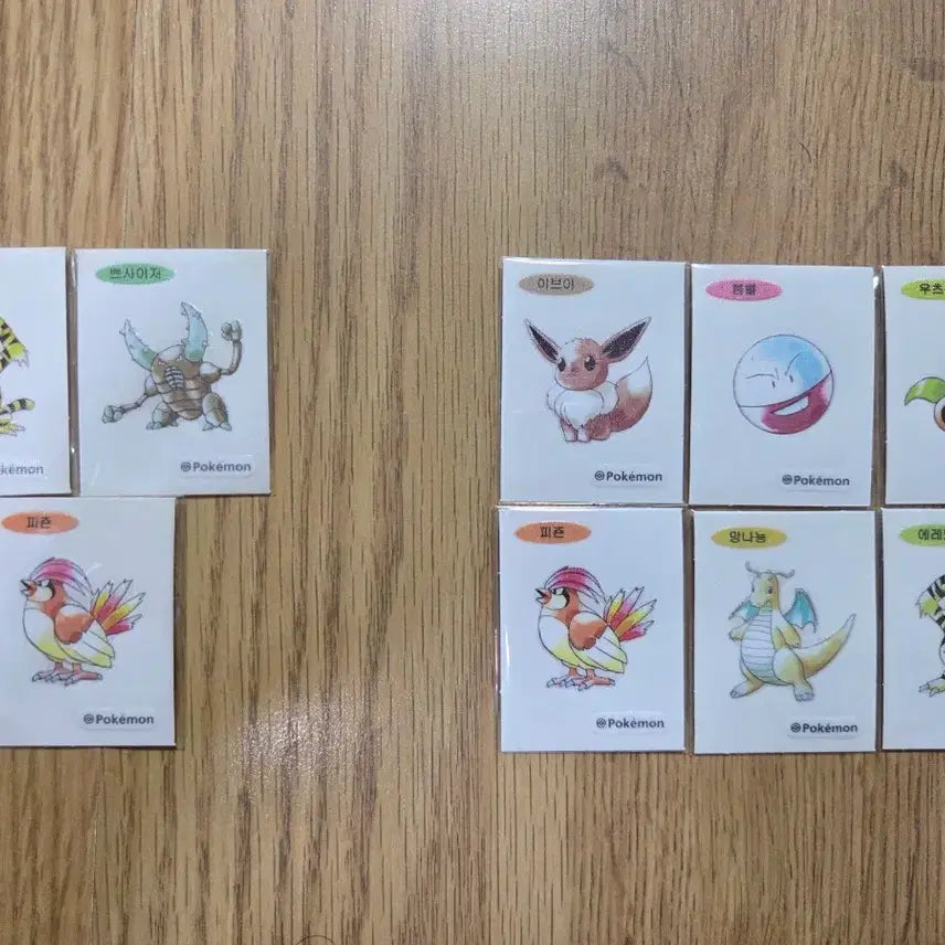 [BUNJANG] Pokemon 30th Anniversary Artwork Stickers (Ttisal) / 포켓몬 30주년 아트워크 띠부씰