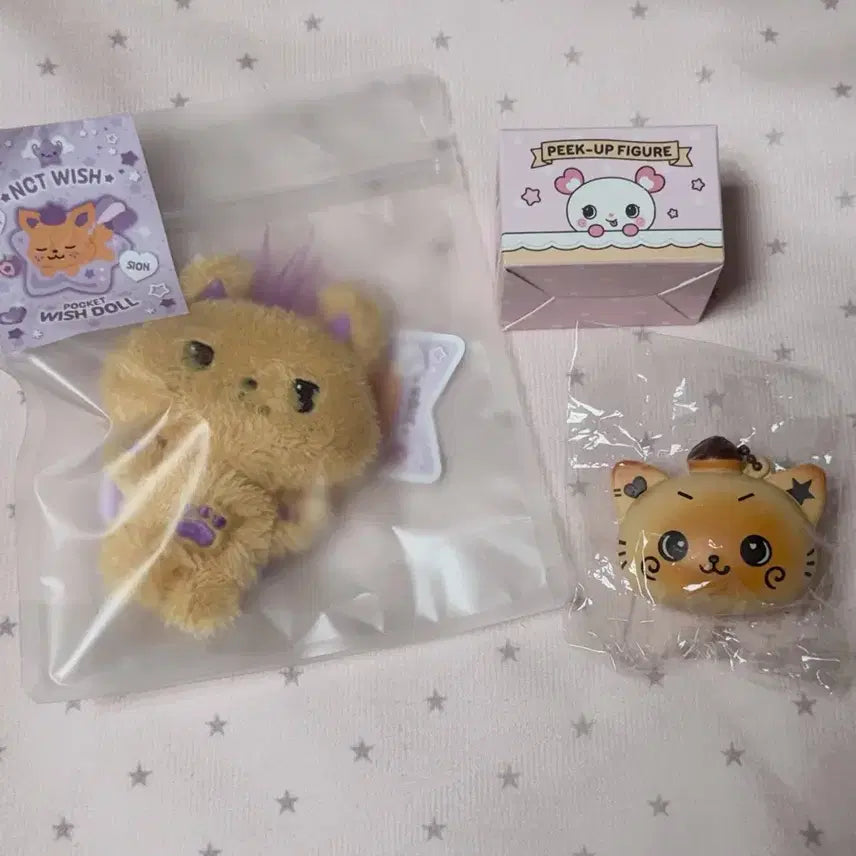 [BUNJANG] Wish Bundle Set 3 Types (Pocket Wish Doll Sioning, Kuri Squishy, Pangyi Hyper) / 위시 일괄 3종 (포켓위시돌 시오닝 , 쿠리 스퀴시, 팡이 히퍼)