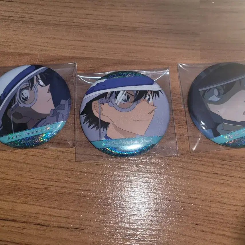 [BUNJANG] Detective Conan Kaito Kid Can Badge Bundle Set / 코난 괴도키드 캔뱃지 일괄 판매