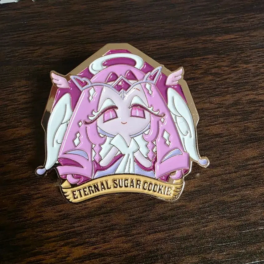 [BUNJANG] Cookie Run Eternal Sugar Metal Pin Badge / 쿠키런 이터널슈가 메탈핀뱃지