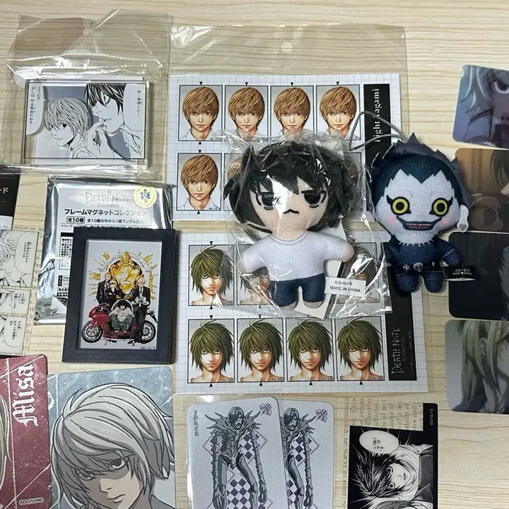 [BUNJANG] Death Note Goods Bundle Set / 데스노트 굿즈 일괄 처분 원화전 굿즈 누이 증명사진 팝업 랜디큘러 등