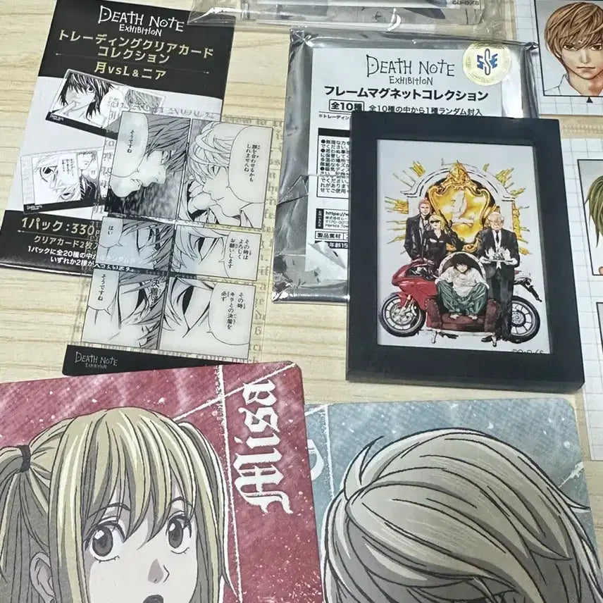 [BUNJANG] Death Note Goods Bundle Set / 데스노트 굿즈 일괄 처분 원화전 굿즈 누이 증명사진 팝업 랜디큘러 등