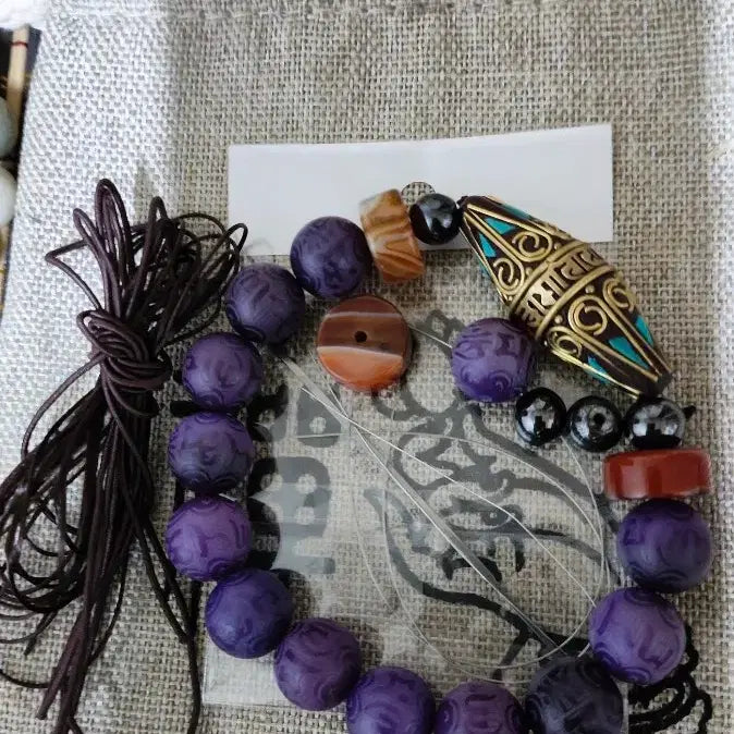 [BUNJANG] Bodhi Seed &amp; Magnet Bracelet 12mm / 보리수 염주   고급 비즈 자석 호마노 에너지 팔찌 12mm