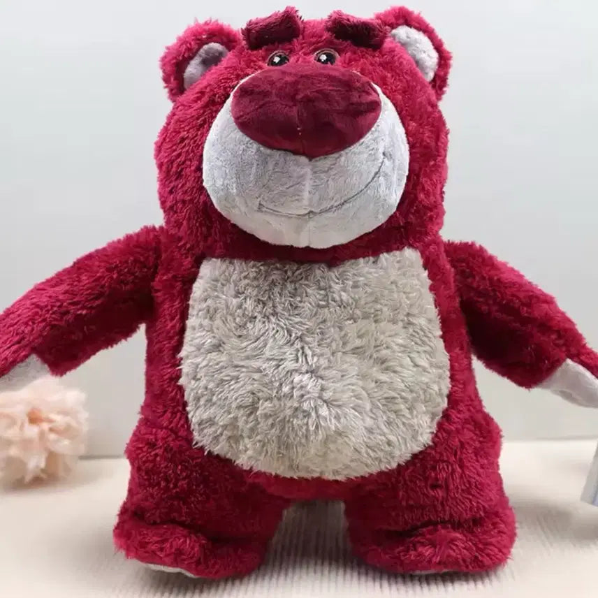 [BUNJANG] Strawberry Bear Plush Toy / 부들부들 포옹을 좋아하는 딸기곰 애착 인형 (S급)