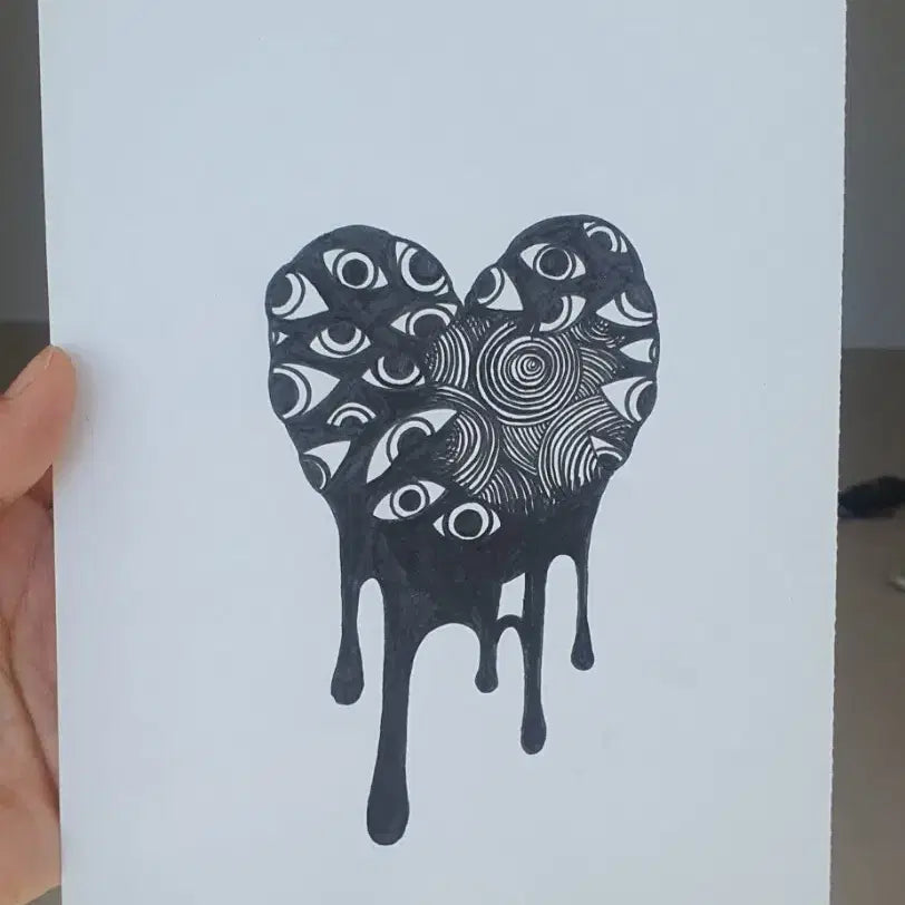 [BUNJANG] Melting Heart Art Print / 녹아내리는 심장
