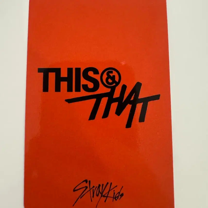 [BUNJANG] Stray Kids IN Lucky Draw Photocard / 스트레이키즈 스키즈 THIS&amp;THAT 디스앤댓 애플뮤직 특전 아이엔