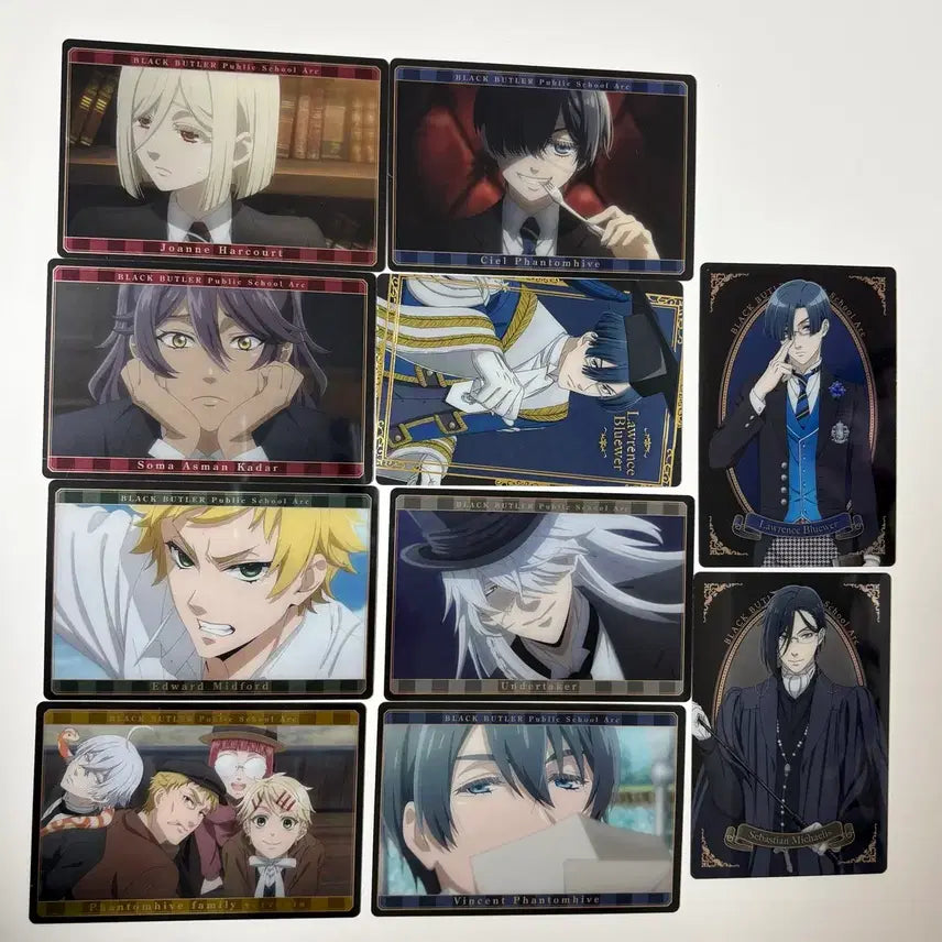 [BUNJANG] Black Butler Card Bundle / 일괄 흑집사 지류 굿즈 웨하스카드