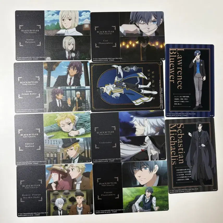 [BUNJANG] Black Butler Card Bundle / 일괄 흑집사 지류 굿즈 웨하스카드