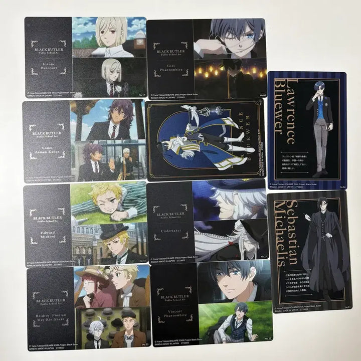 [BUNJANG] Black Butler Card Bundle / 일괄 흑집사 지류 굿즈 웨하스카드