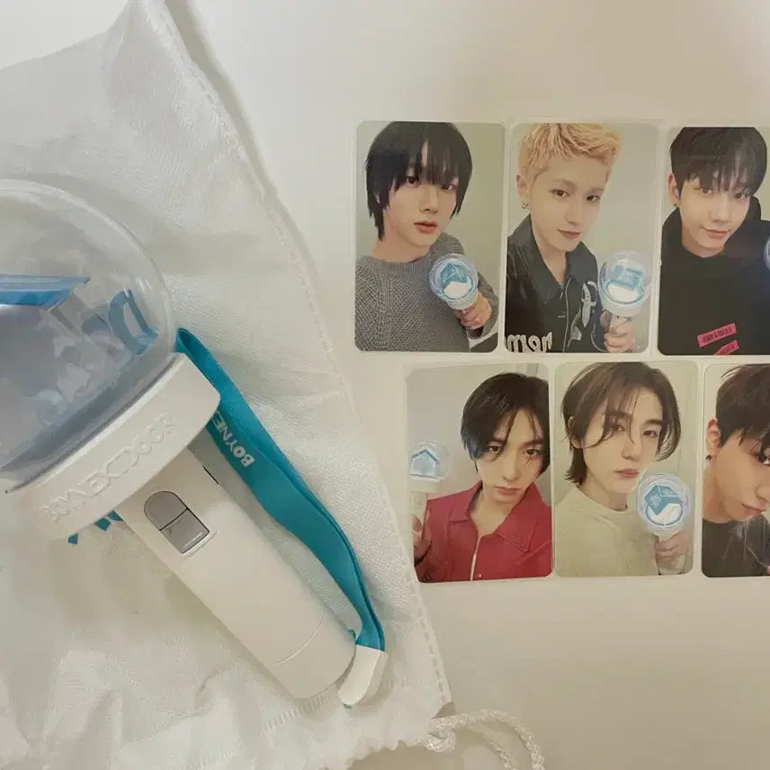 [BUNJANG] BOYNEXTDOOR Woonseok Lightstick Photocard Bundle / 보이넥스트도어 보넥도 BOYNEXTDOOR 원더스틱 응원봉 포카 양도