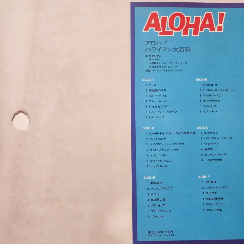 [BUNJANG] V.A. Aloha! Hawaiian Encyclopedia 3LP Box Set / 박스반 ALOHA! 하와이안 대백과 3LP
