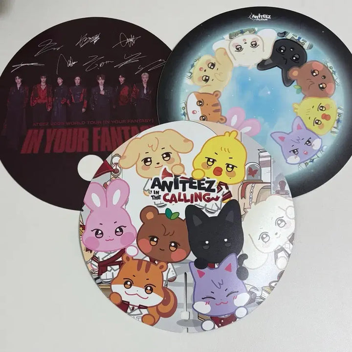 [BUNJANG] ATEEZ ANITEEZ Pop-Up Lucky Draw Fan Set / 에이티즈 애니티즈 팝업 특전 부채 세트