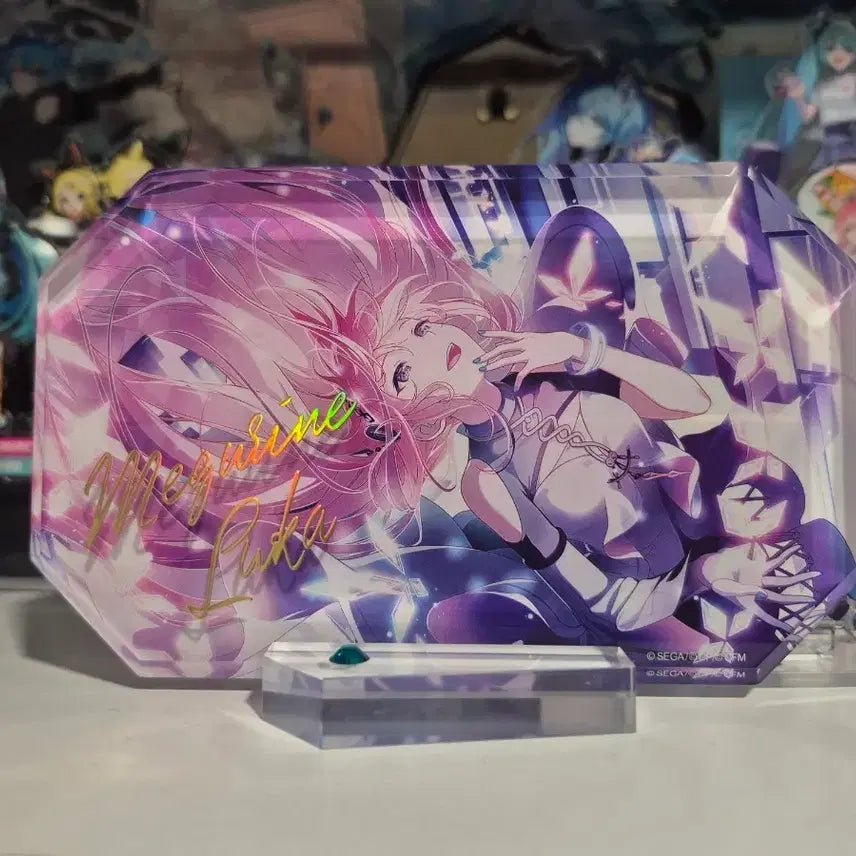[BUNJANG] Vocaloid Megurine Luka Wallring Acrylic Block / 보컬로이드 프세카 메구리네 루카 월링 아크릴 블록