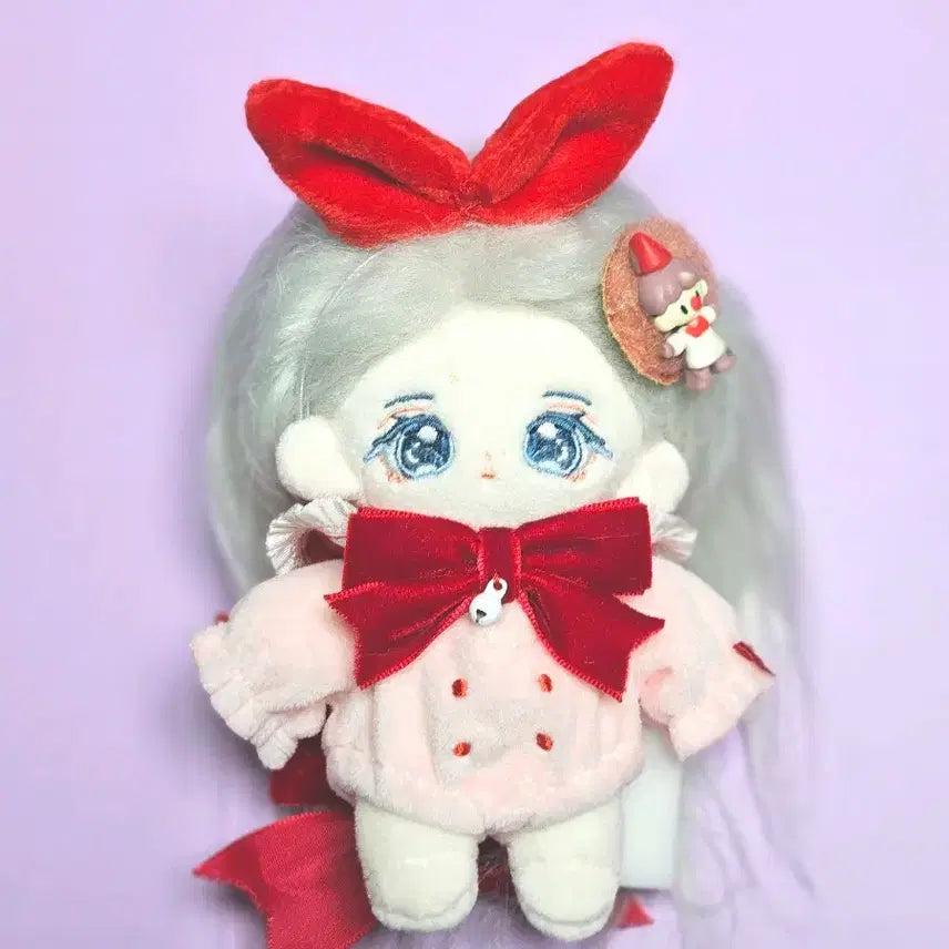 [BUNJANG] 10cm Doll Clothes Bebe Ribbon / 10cm 솜인형옷 베베리본