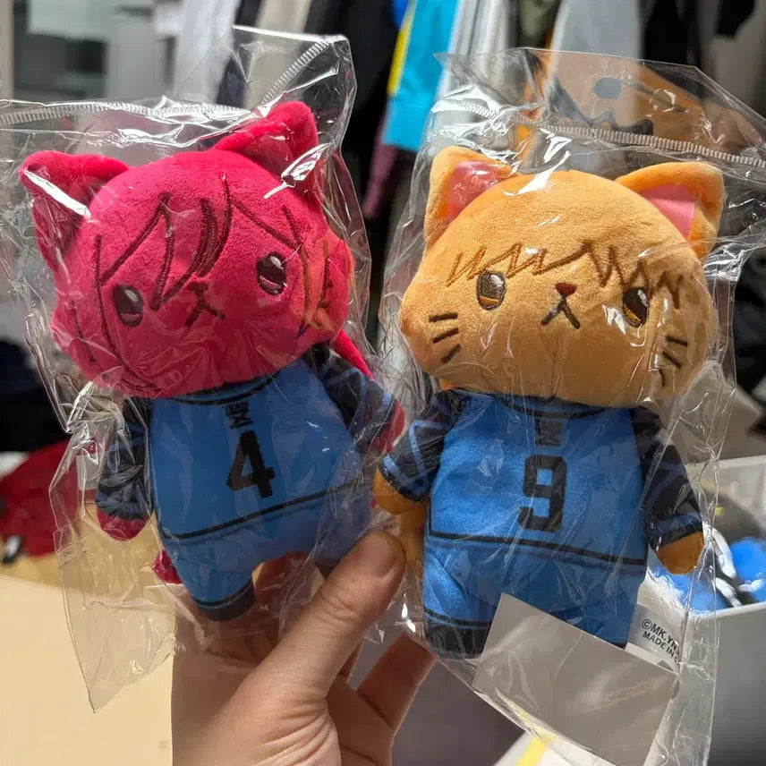 [BUNJANG] Blue Lock Kunigami &amp; Chigiri Nui Turtle Sealed Bundle Set / 블루록 쿠니가미+치기리 네코누이 미개봉