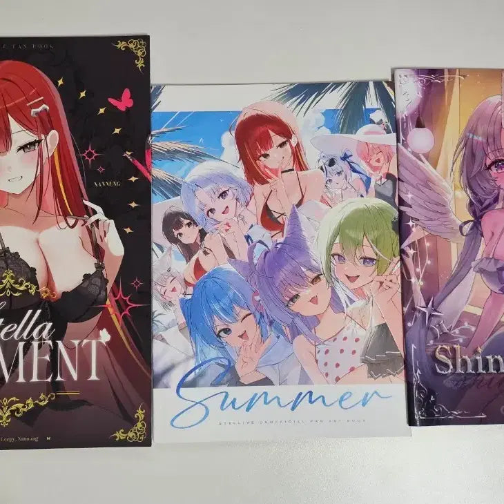 [BUNJANG] Stellive 3-Type Illustration Book Set / 스텔라이브 일러북 3종 팝니다