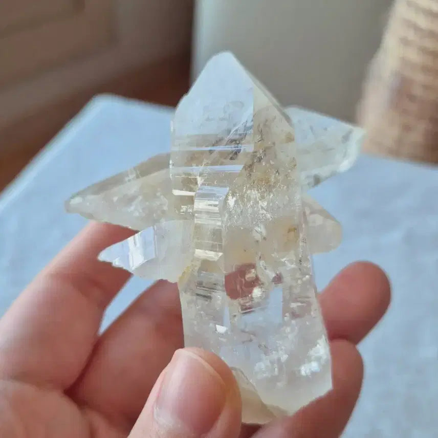 [BUNJANG] Ganesh Himal Himalayan Quartz Cluster - Self-Healed / 초고퀄! 네팔 가네쉬히말 셀프힐드 히말라얀 쿼츠 히말라야 수정 원석 광물