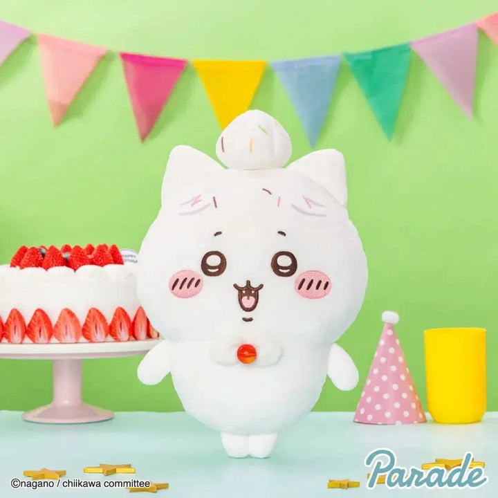 [BUNJANG] Chiikawa Hachiware Usagi Cream Big Plush 30cm / 정품,현물,당일접수) 먼작귀 치이카와 하치와레 우사기 생크림 하치 빅누이 30cm 봉제 인형