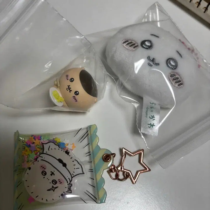 [BUNJANG] Chiikawa Kurimanju &amp; Rakko Doll &amp; Keychain Bundle Set / 치이카와 라인업 일괄 (쿠리만쥬 랏코)