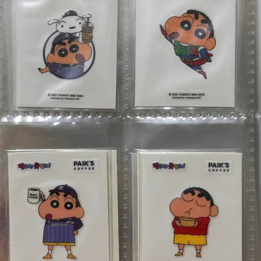 [BUNJANG] Crayon Shin-chan Shin-chan Sticker Bundle / 짱구는 못말려 짱구 띠부씰 일괄